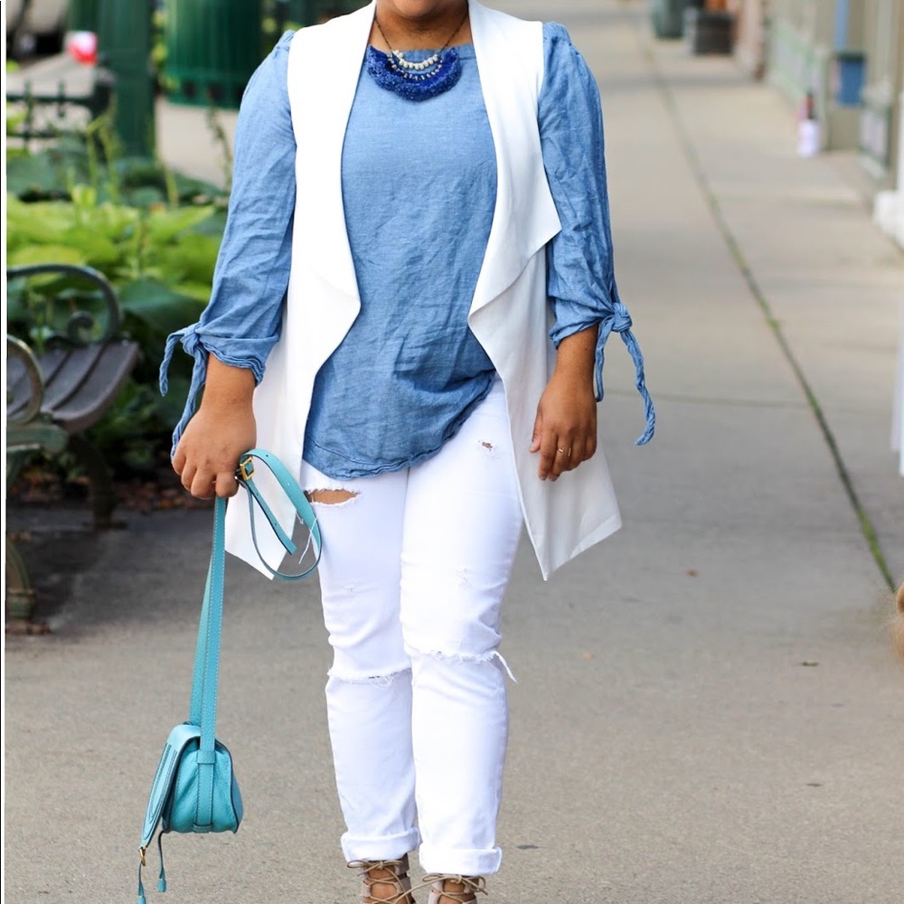 Free People Linen Off the Shoulder Top